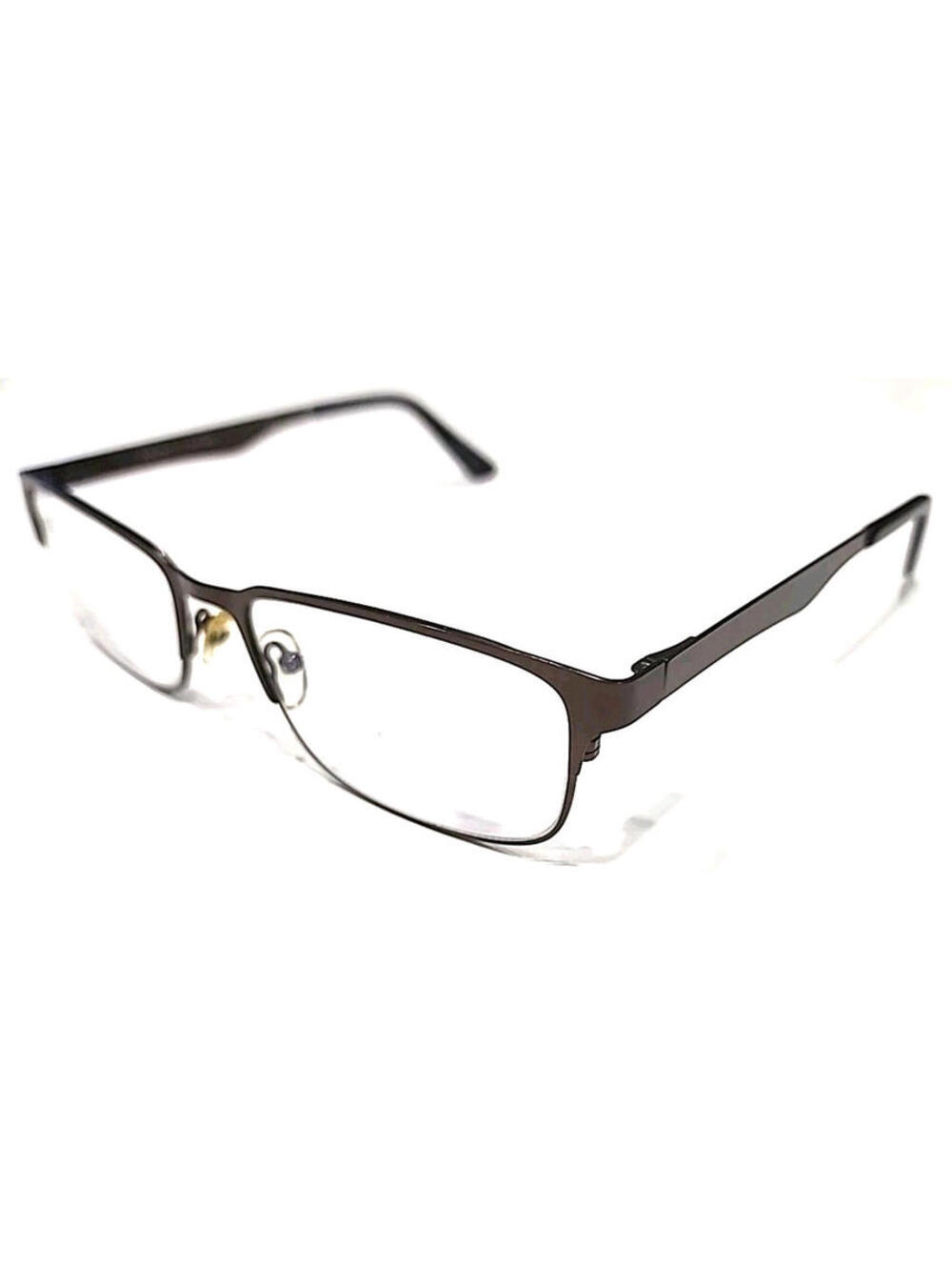 Elements by Scott Harris Europa 438 Large Brown Rectangle Eyeglasses 57-18 145